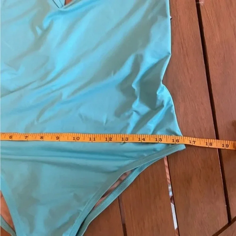 PieceVYB! T-Back Swimsuit‎ NWOT blue tea